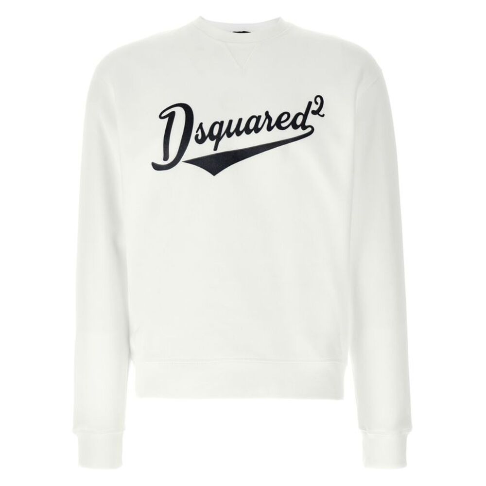 Dsquared² White Cotton Men's Sweatshirt